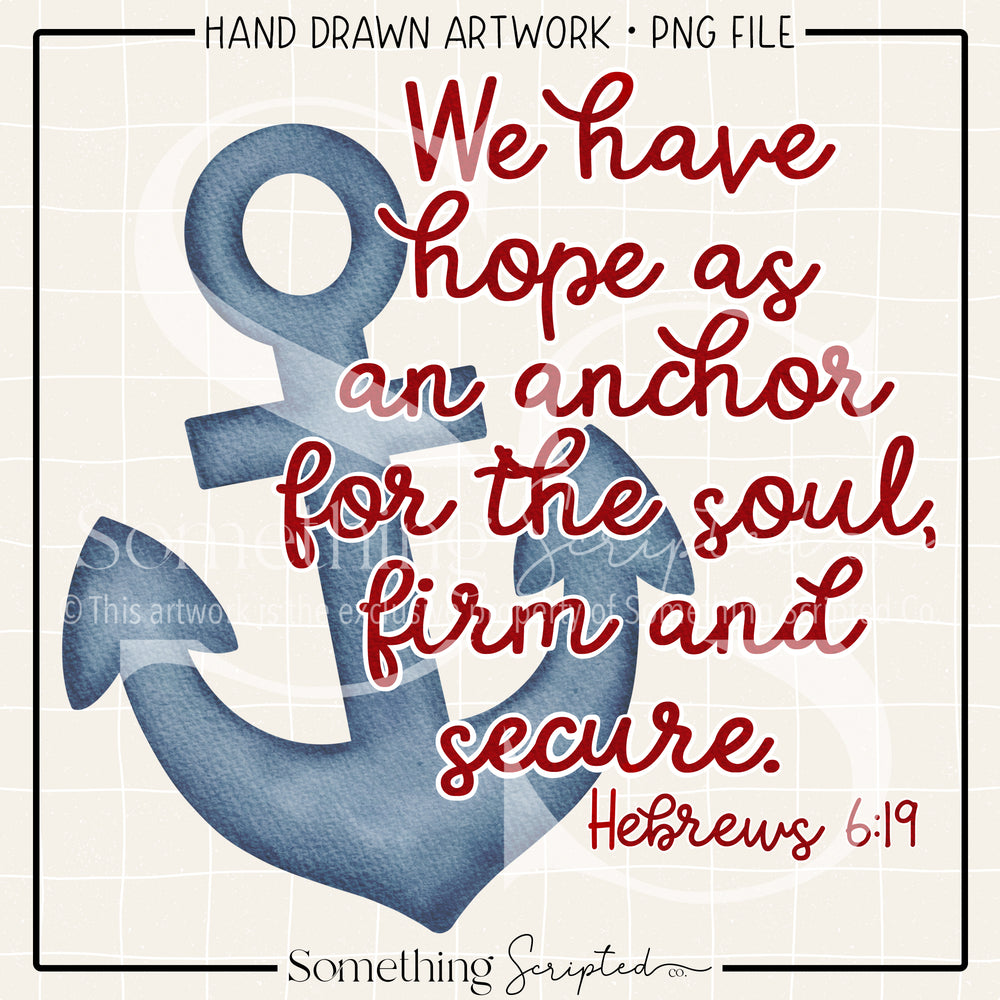 Anchor Hebrews 6:19 PNG