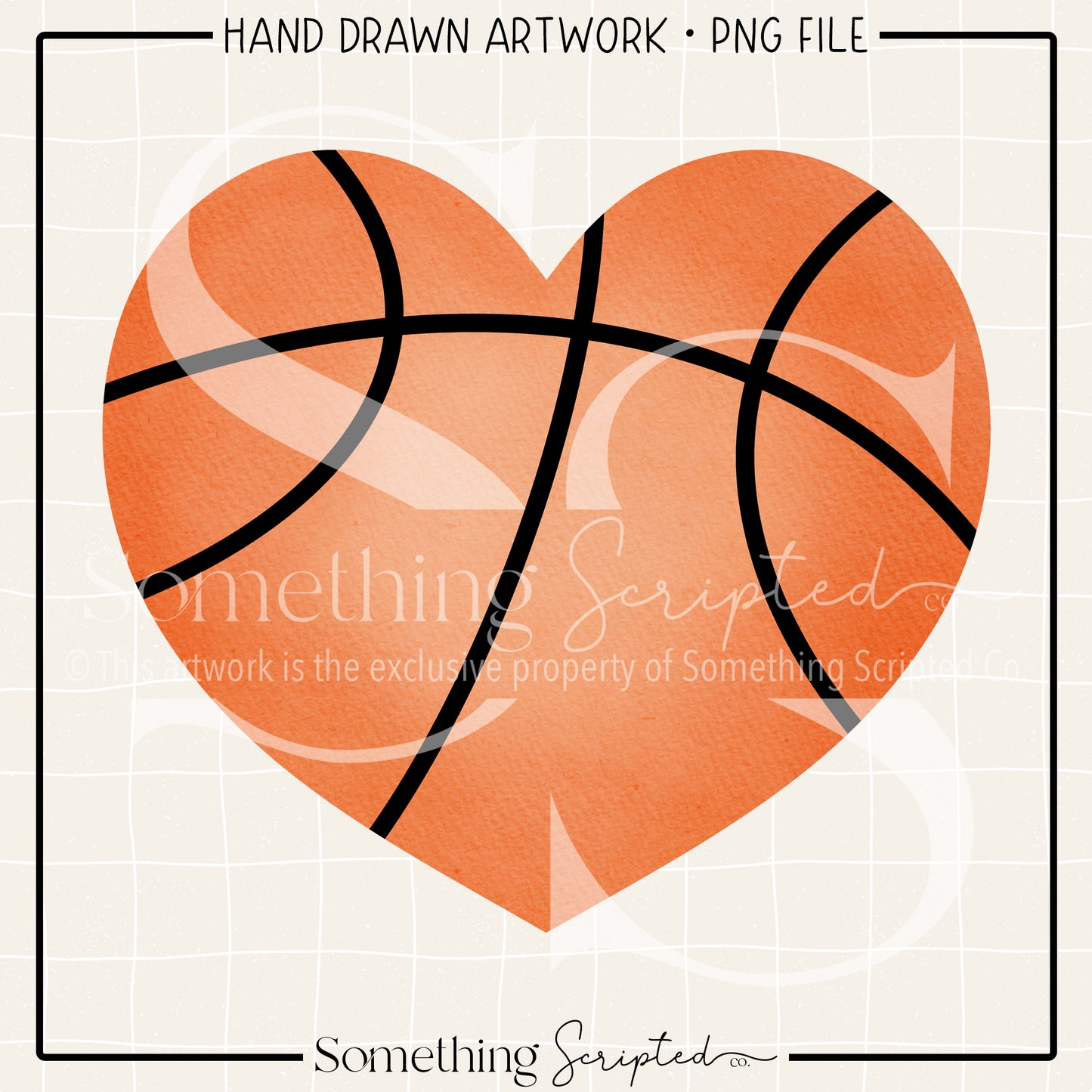 Basketball Heart PNG