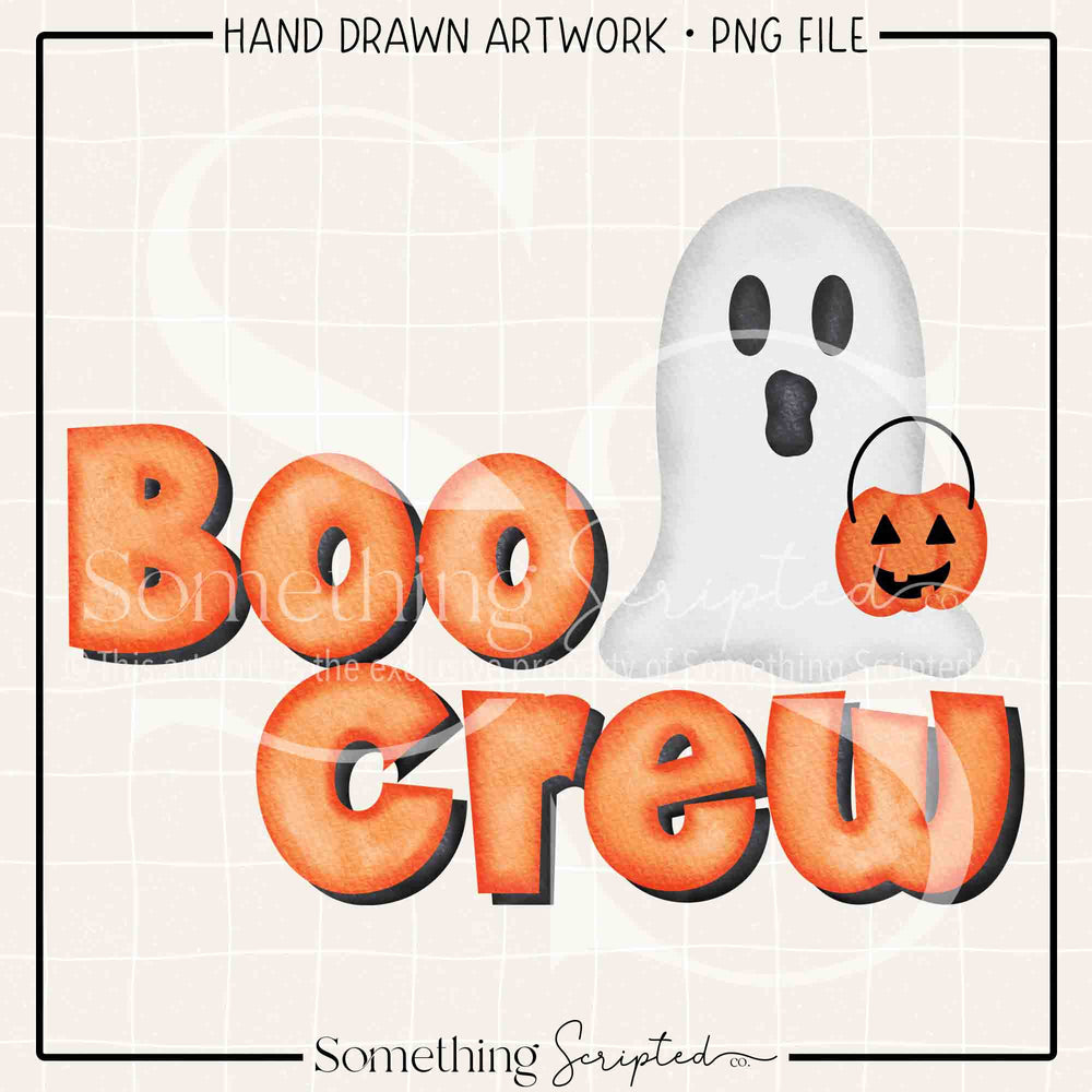 Boo Crew Ghost PNG