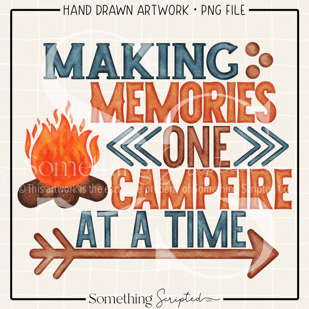 Campfire Memories PNG