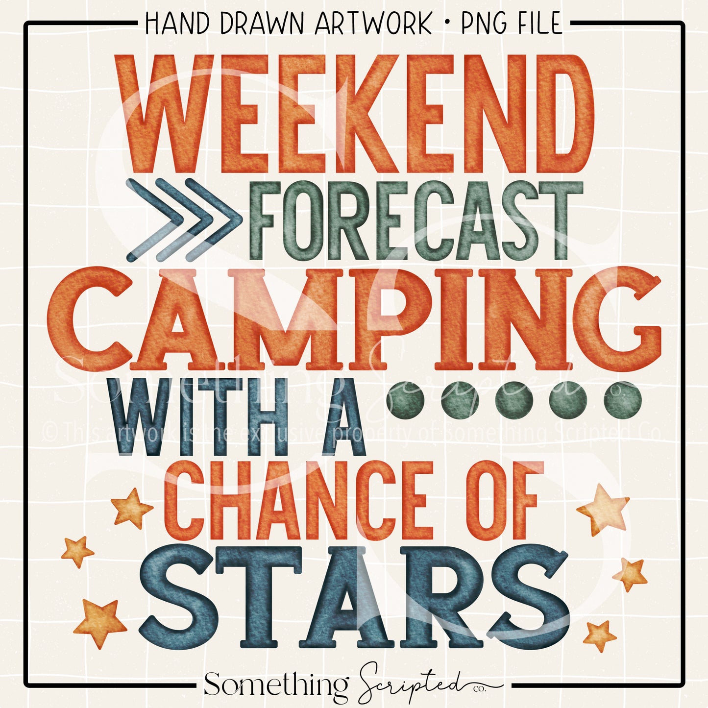 Camping Stars PNG