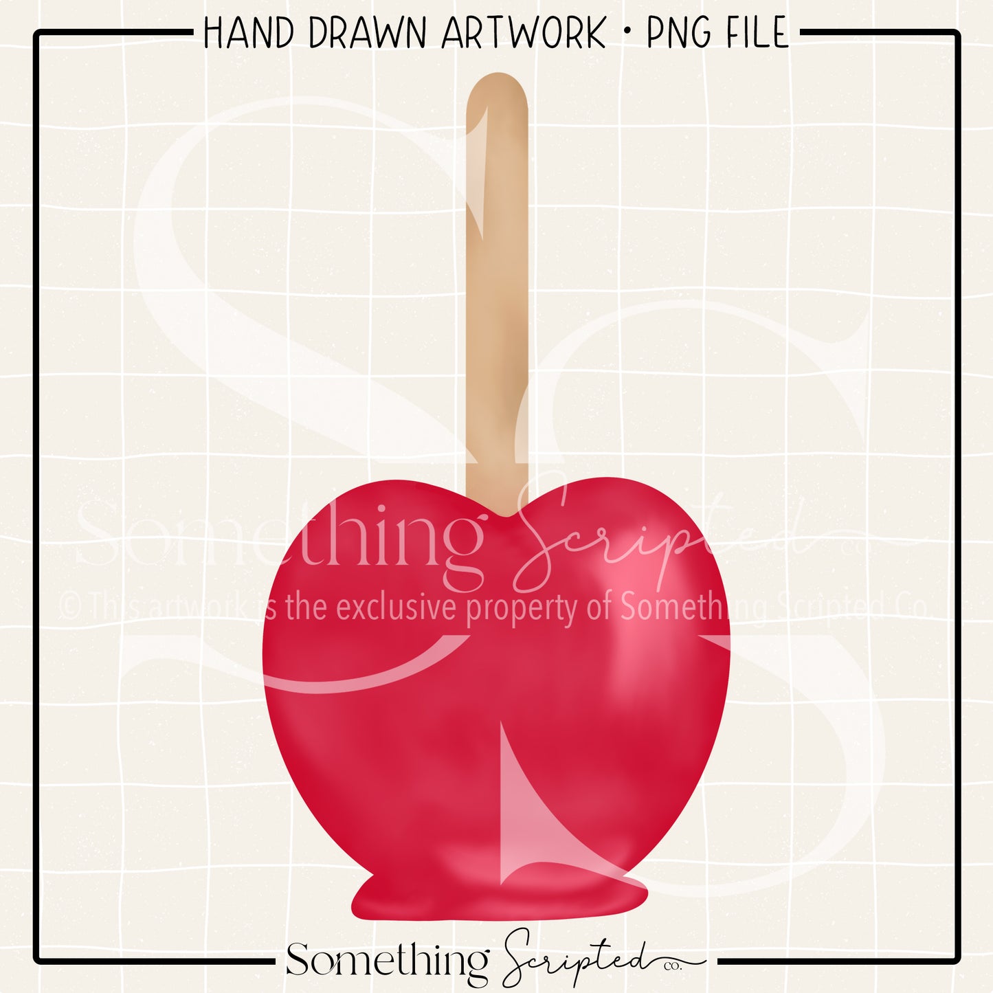 Red Candy Apple PNG