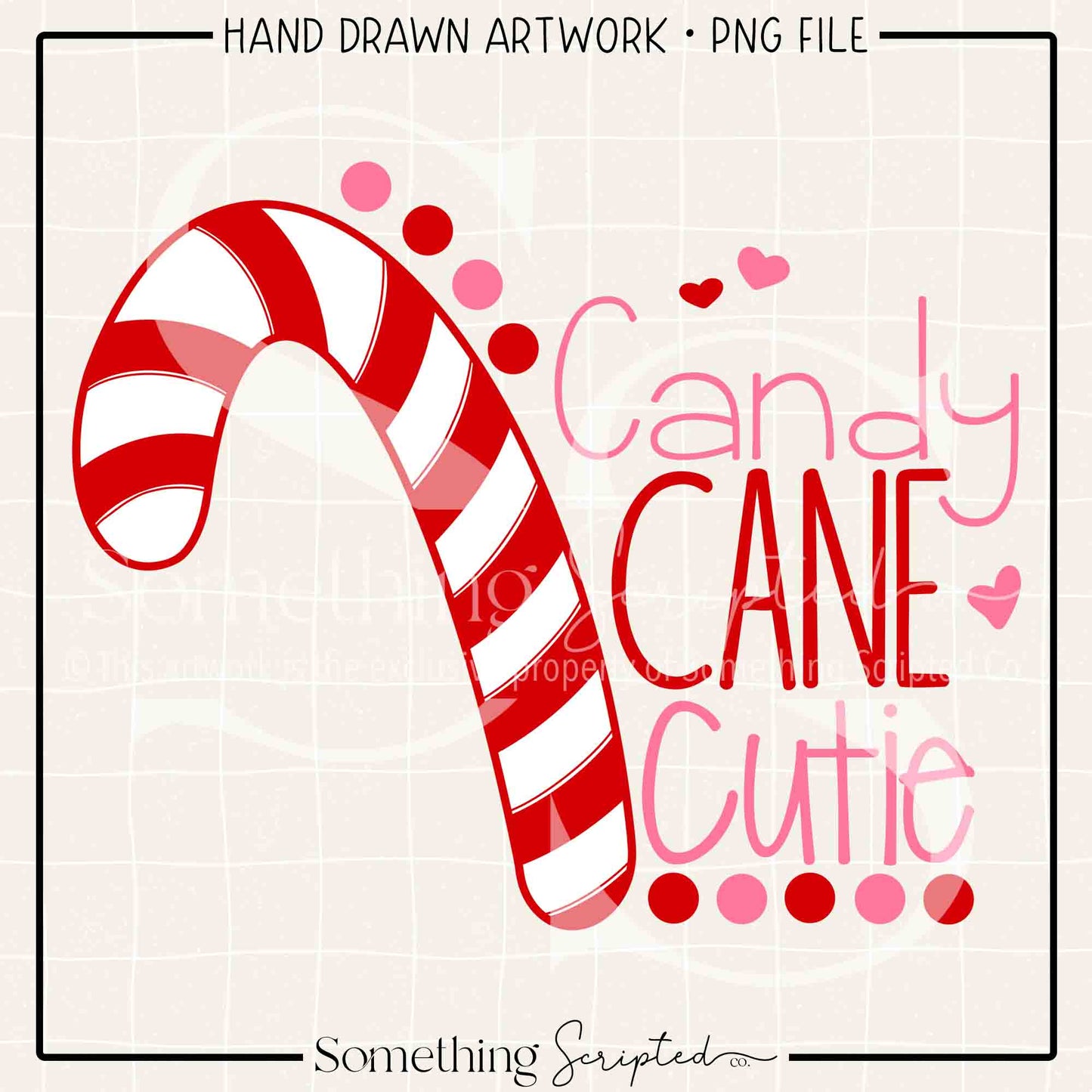 Candy Cane Cutie PNG