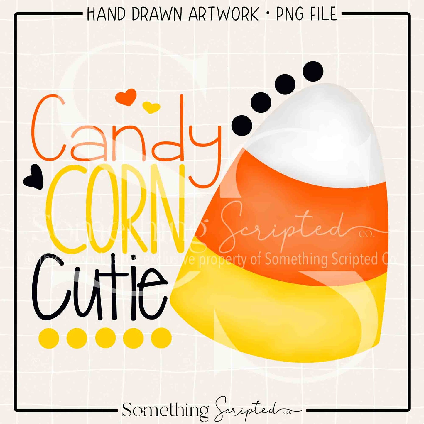 Candy Corn Cutie PNG