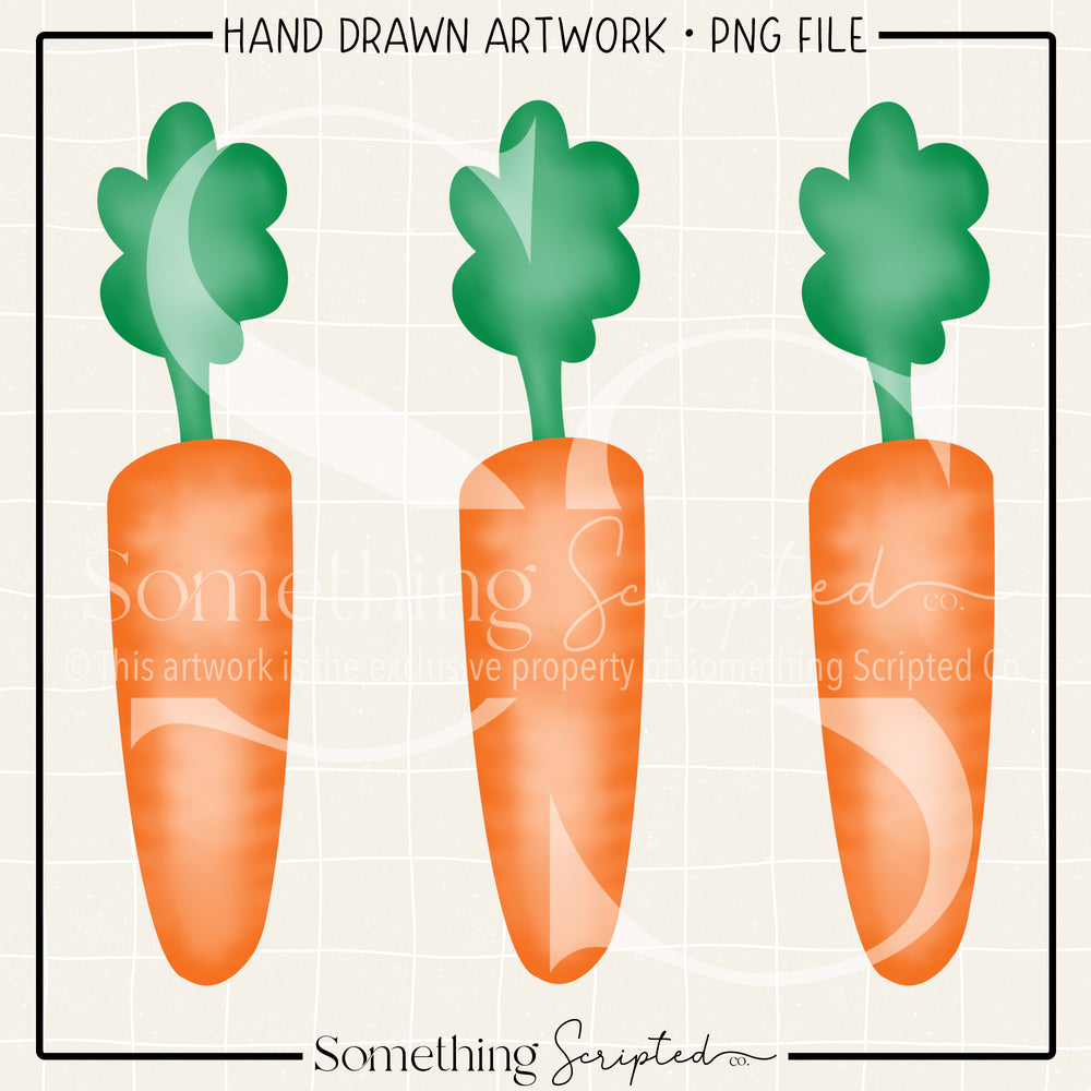 Carrot Trio PNG