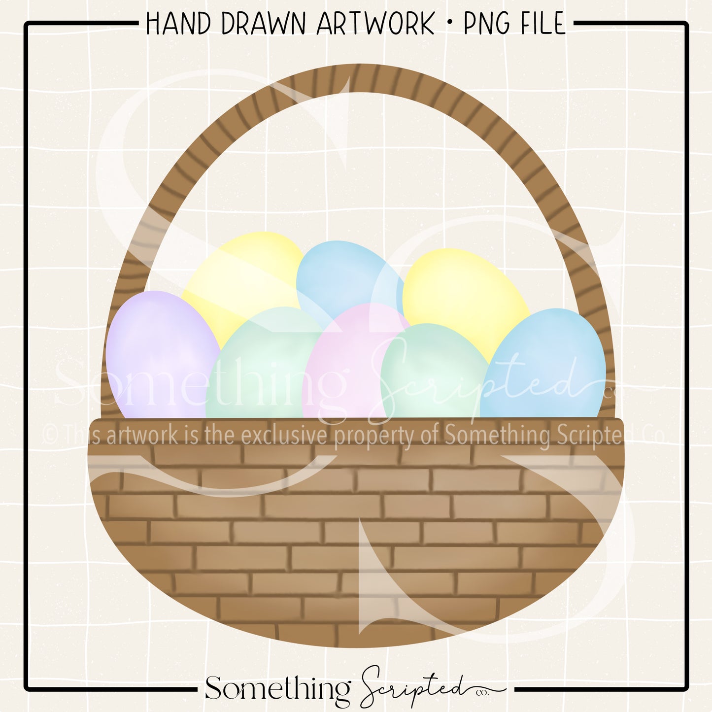 Easter Basket PNG