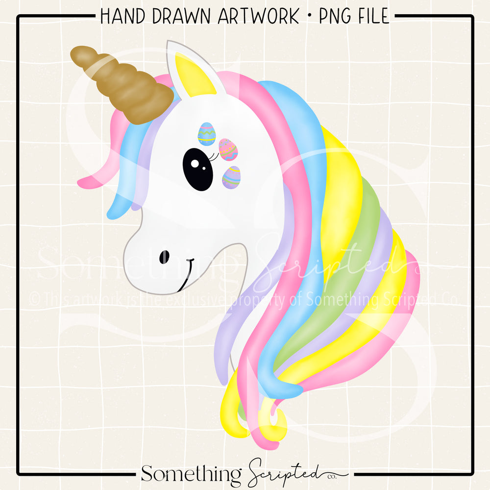 Easter Egg Unicorn PNG