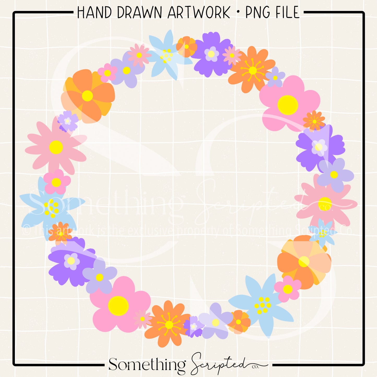 Floral Frame PNG