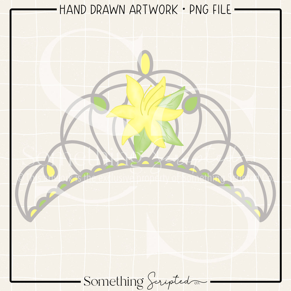 Flower Princess Crown PNG