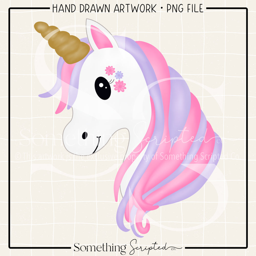 Flower Unicorn PNG