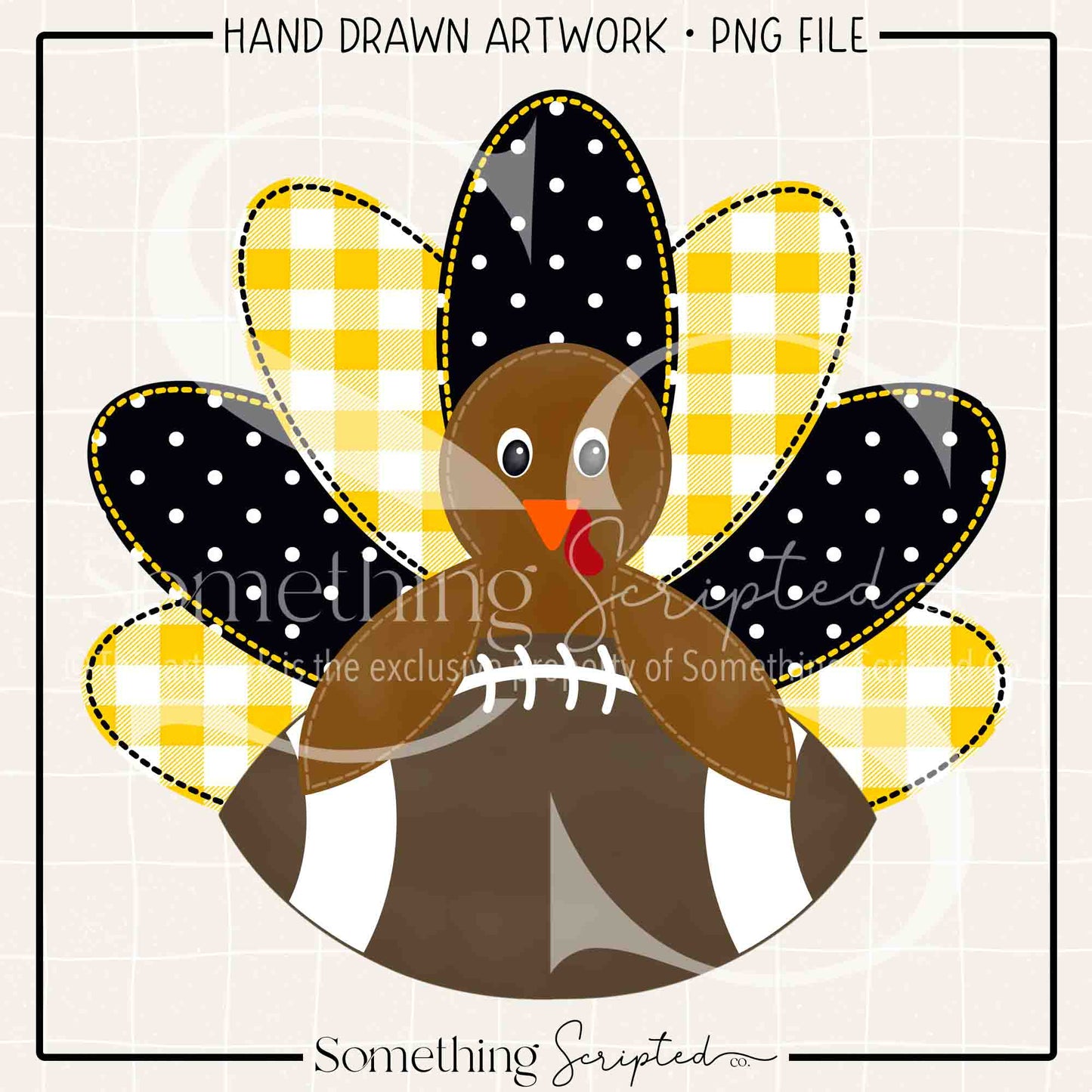 Football Turkey Black Yellow PNG