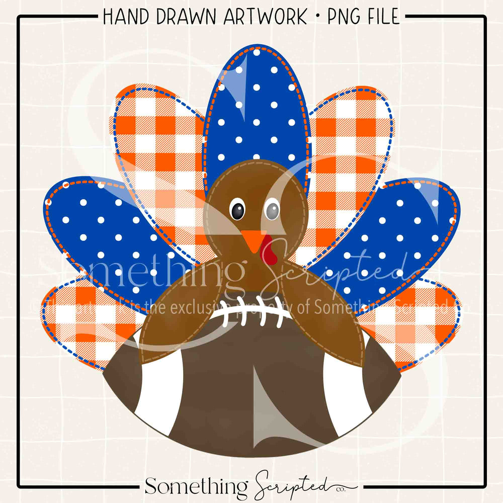 Football Turkey Blue Orange PNG