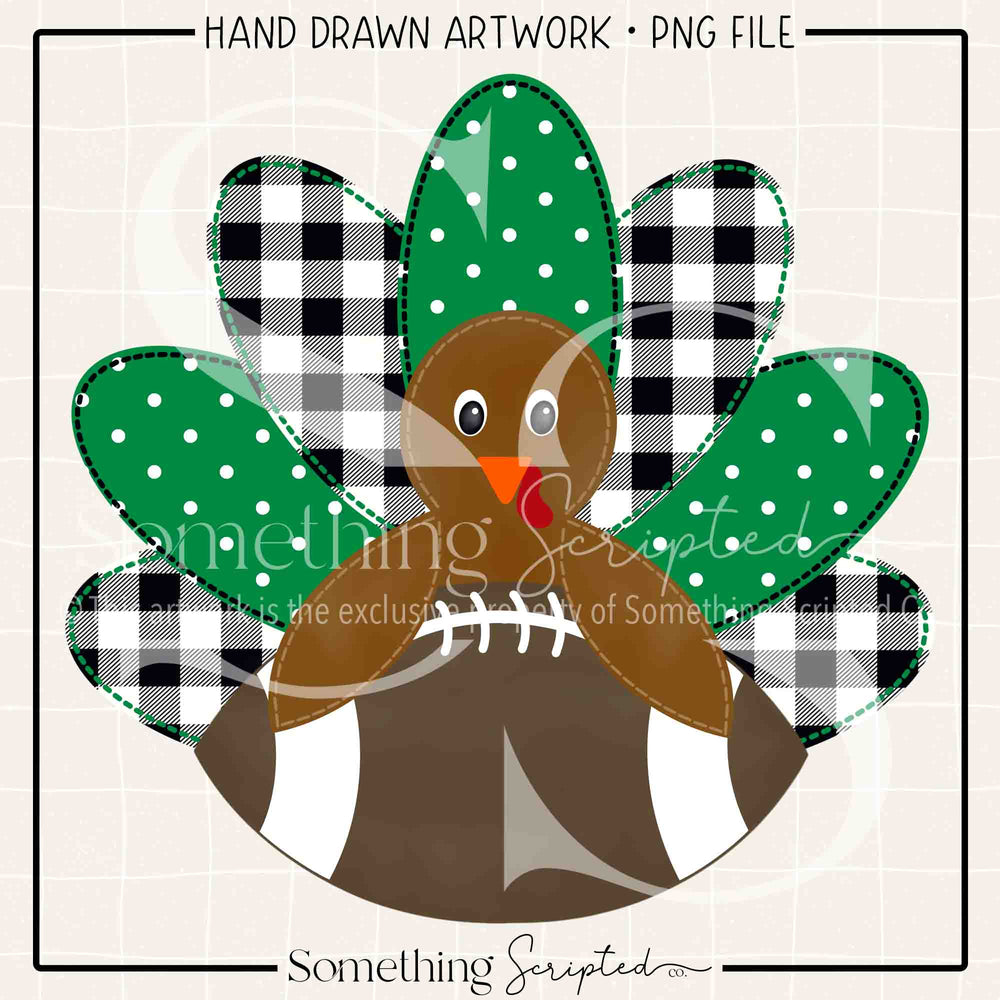 Football Turkey Green Black PNG