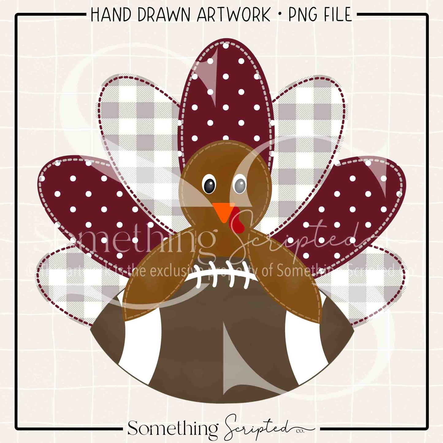 Football Turkey Maroon Silver PNG