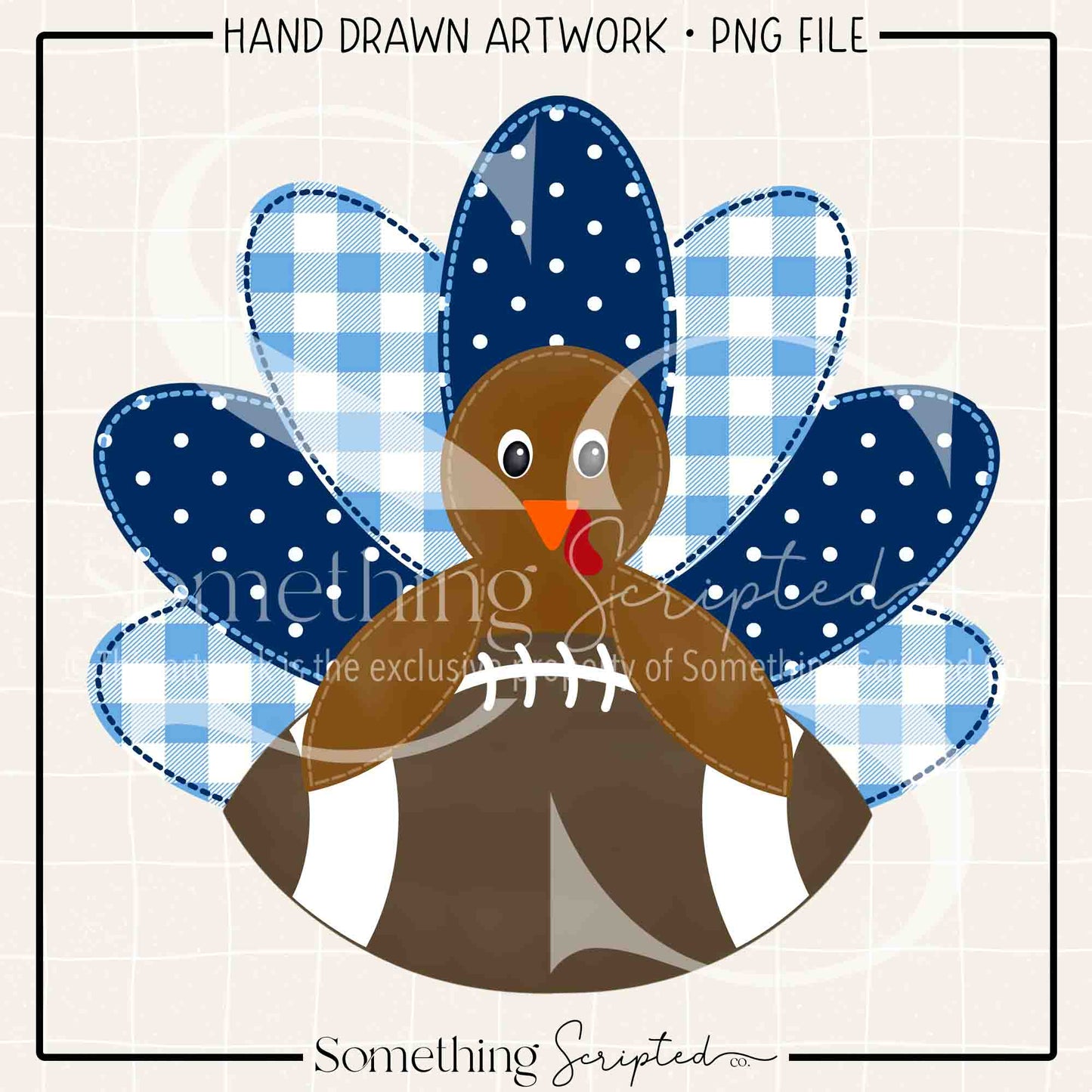 Football Turkey Navy Light Blue PNG