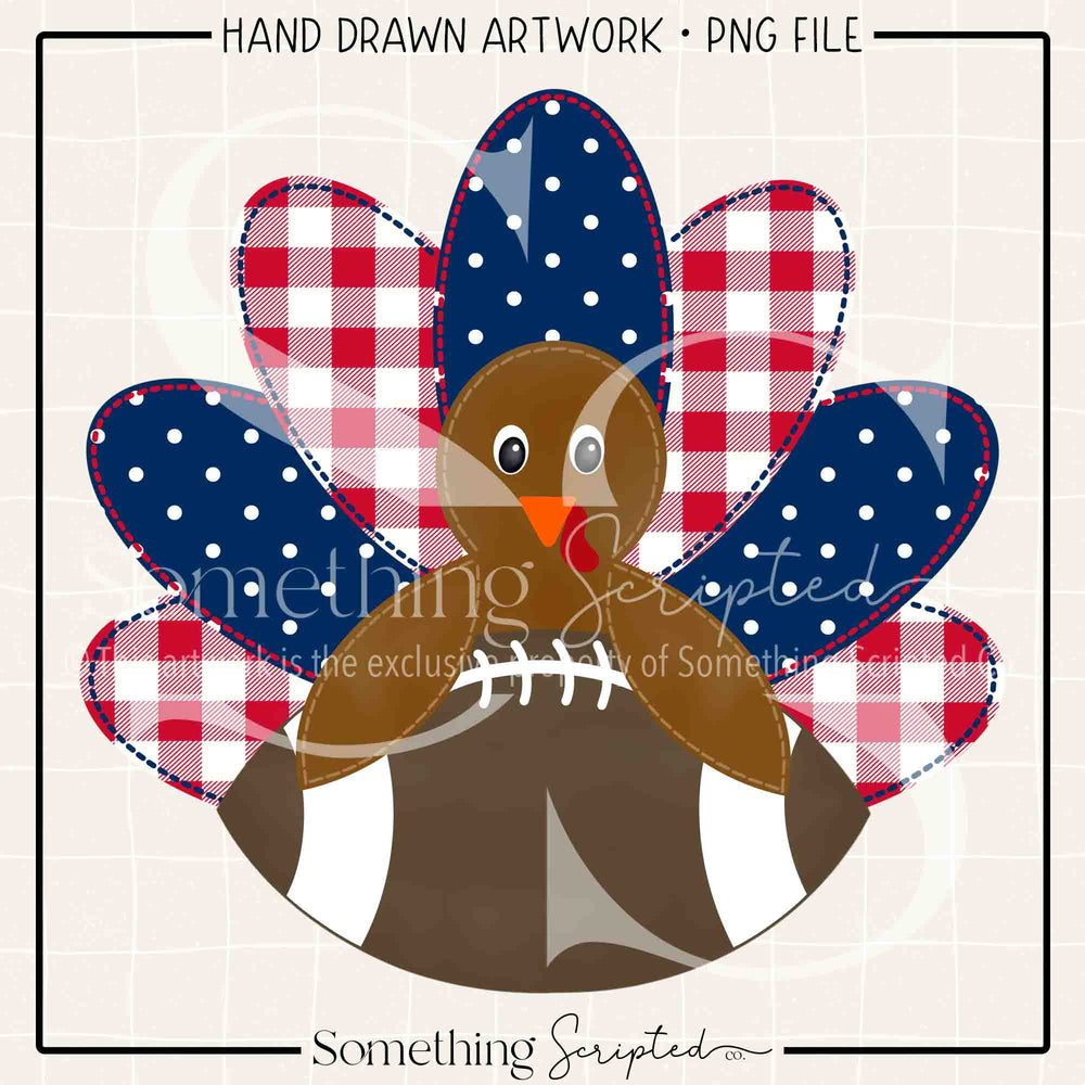 Football Turkey Navy Red PNG