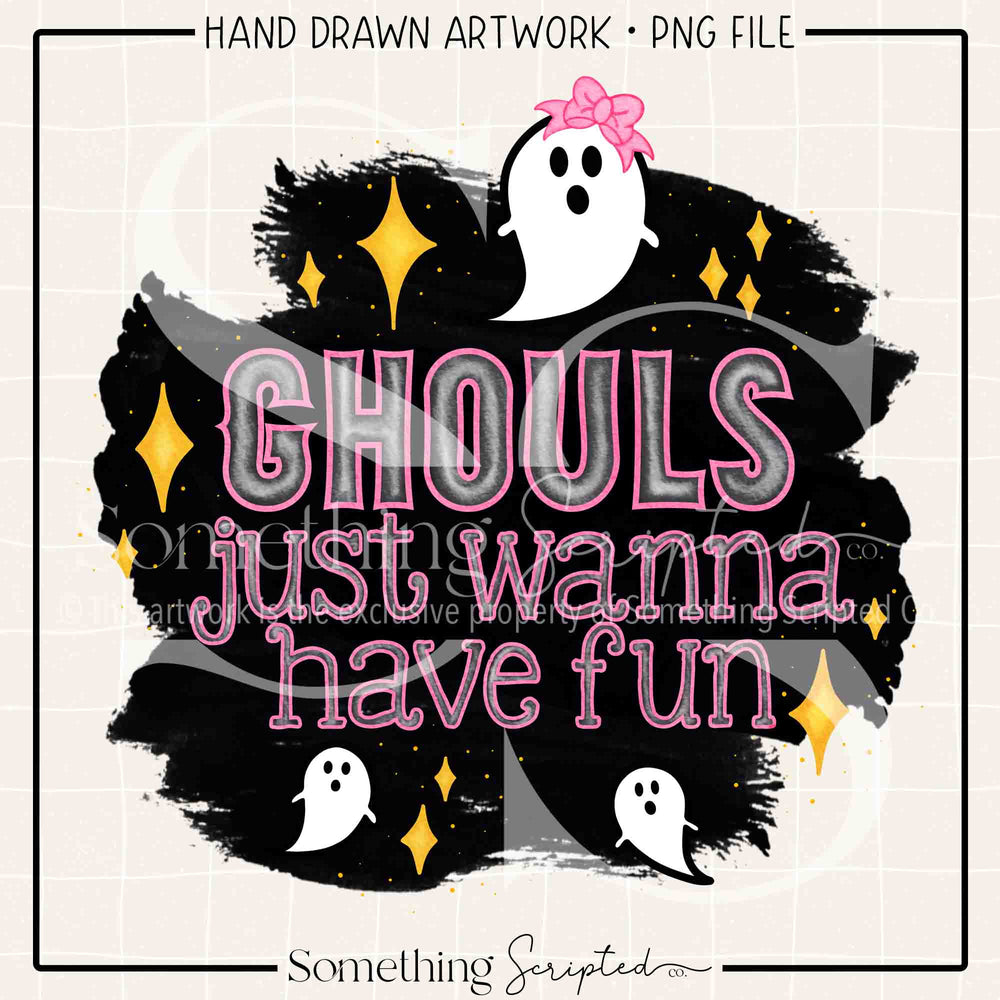 
                      
                        Ghouls Just Wanna Have Fun Pink PNG
                      
                    