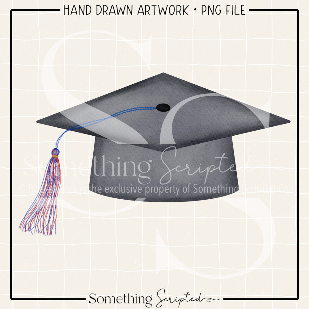 
                      
                        Graduation Hat Red Blue PNG
                      
                    