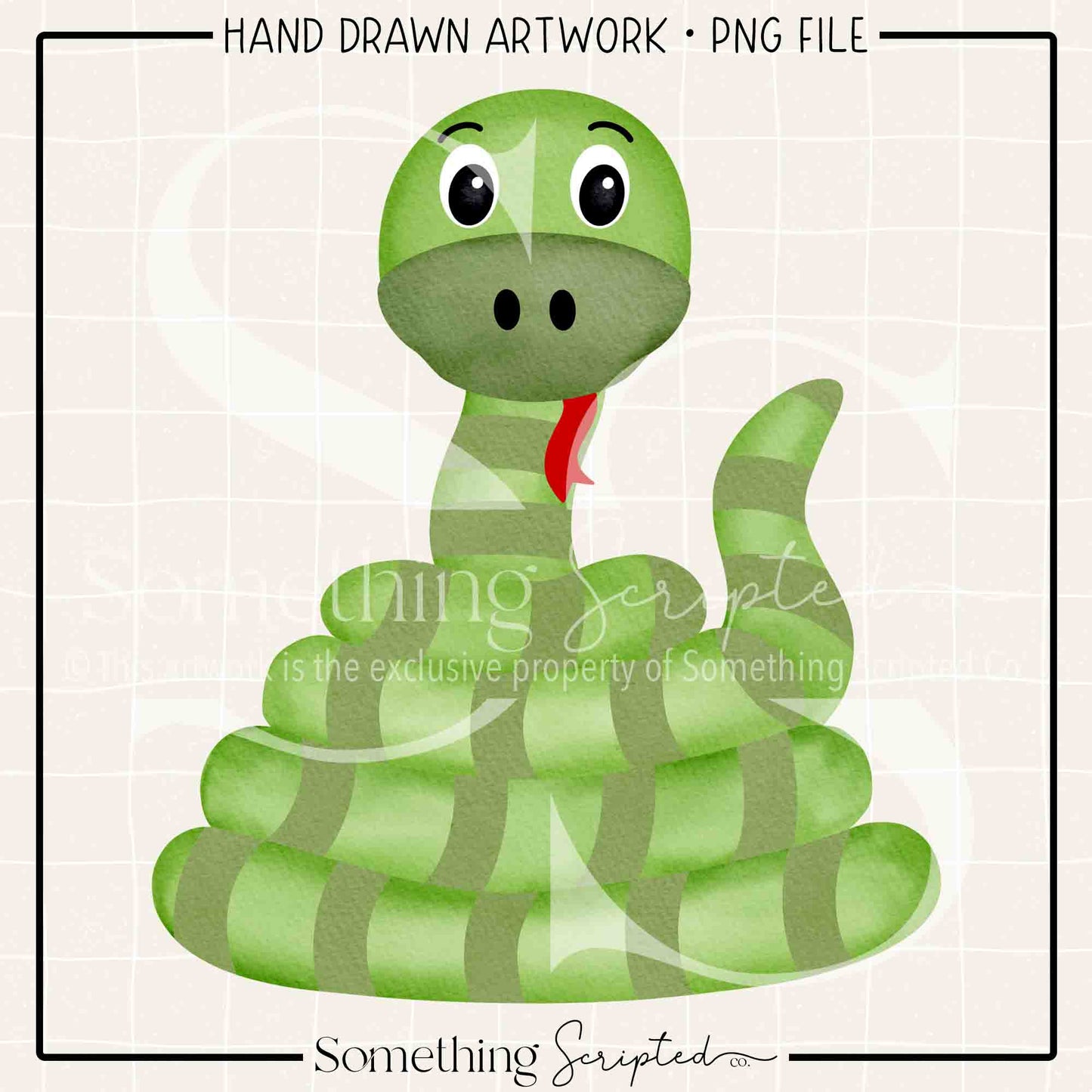 Green Snake PNG