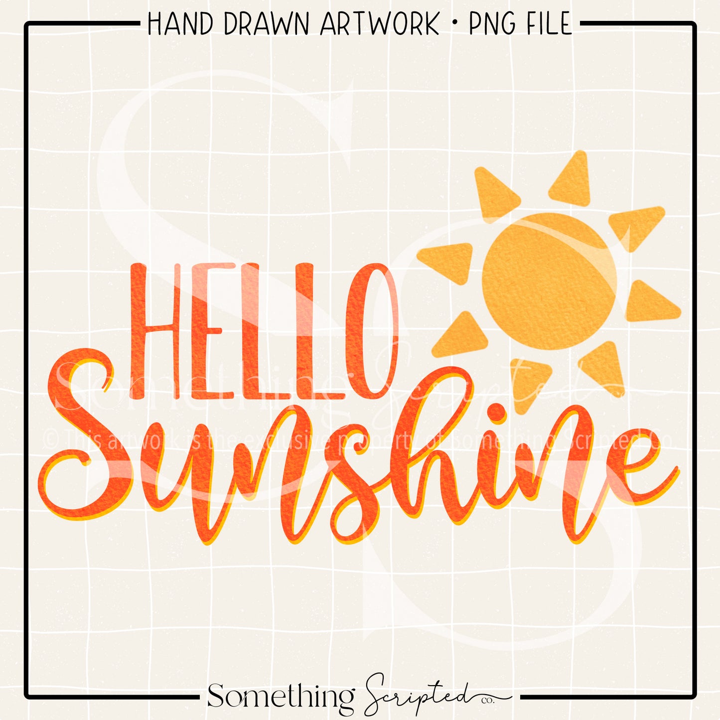 Hello Sunshine PNG