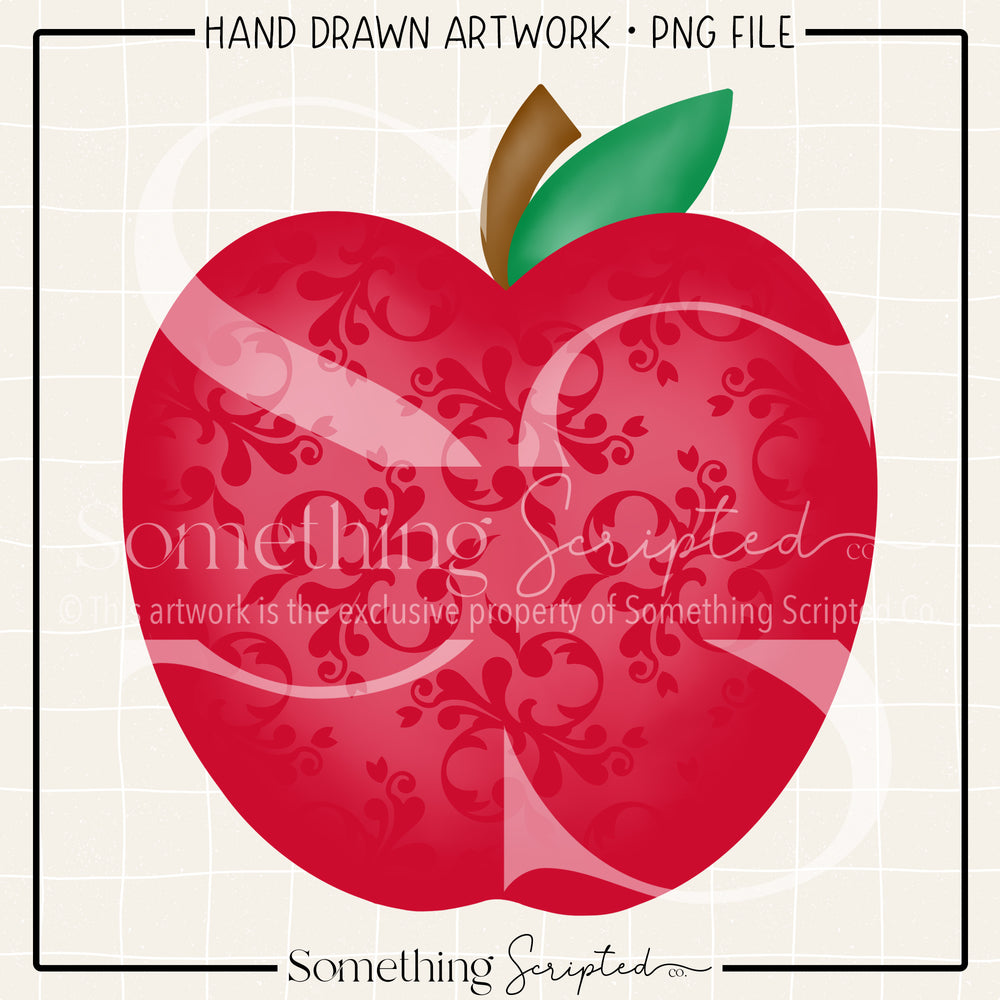 Lacy Apple PNG