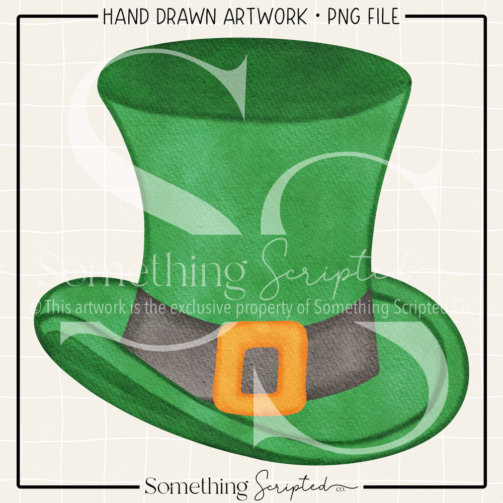 Leprechaun Top Hat PNG