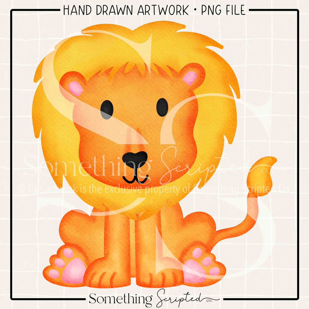 Cute Lion PNG