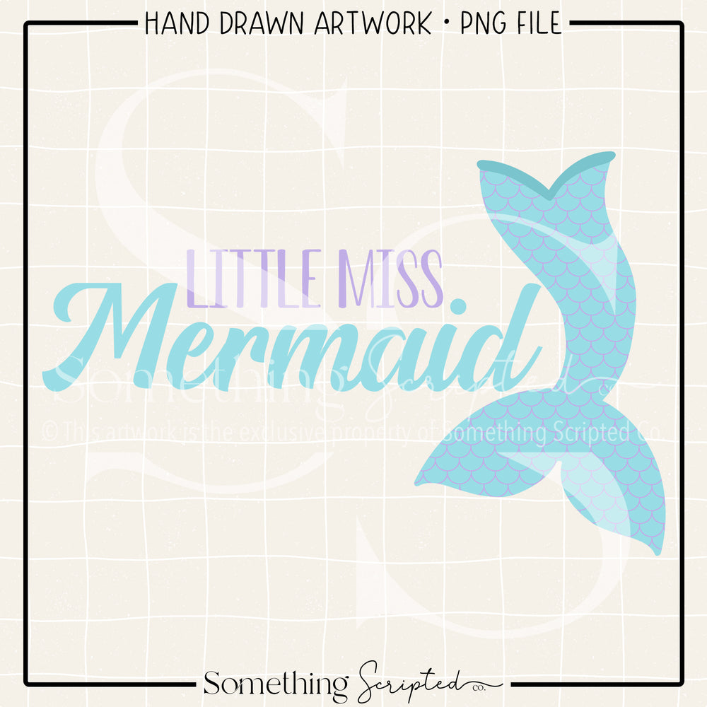 Little Miss Mermaid PNG