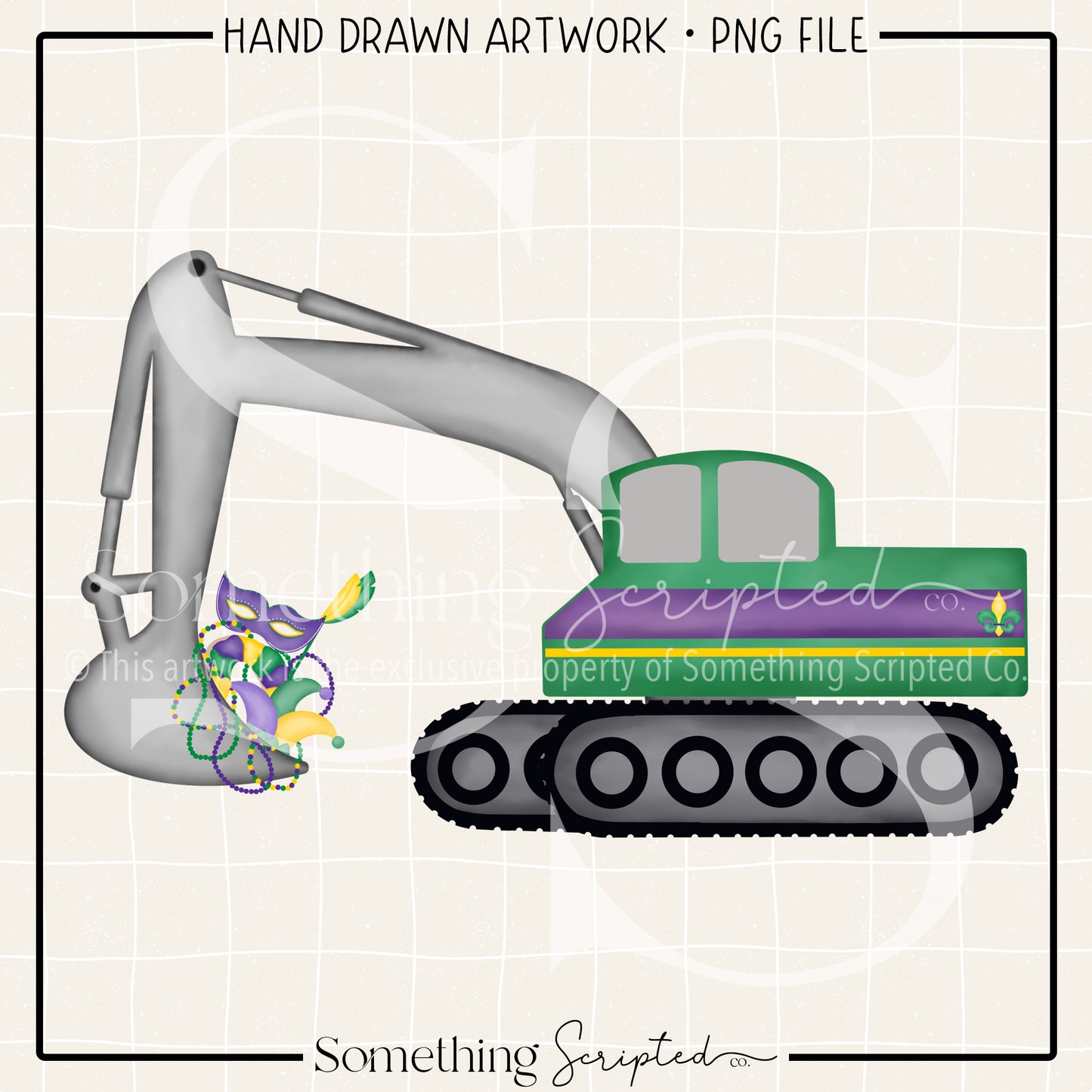 Mardi Gras Excavator PNG