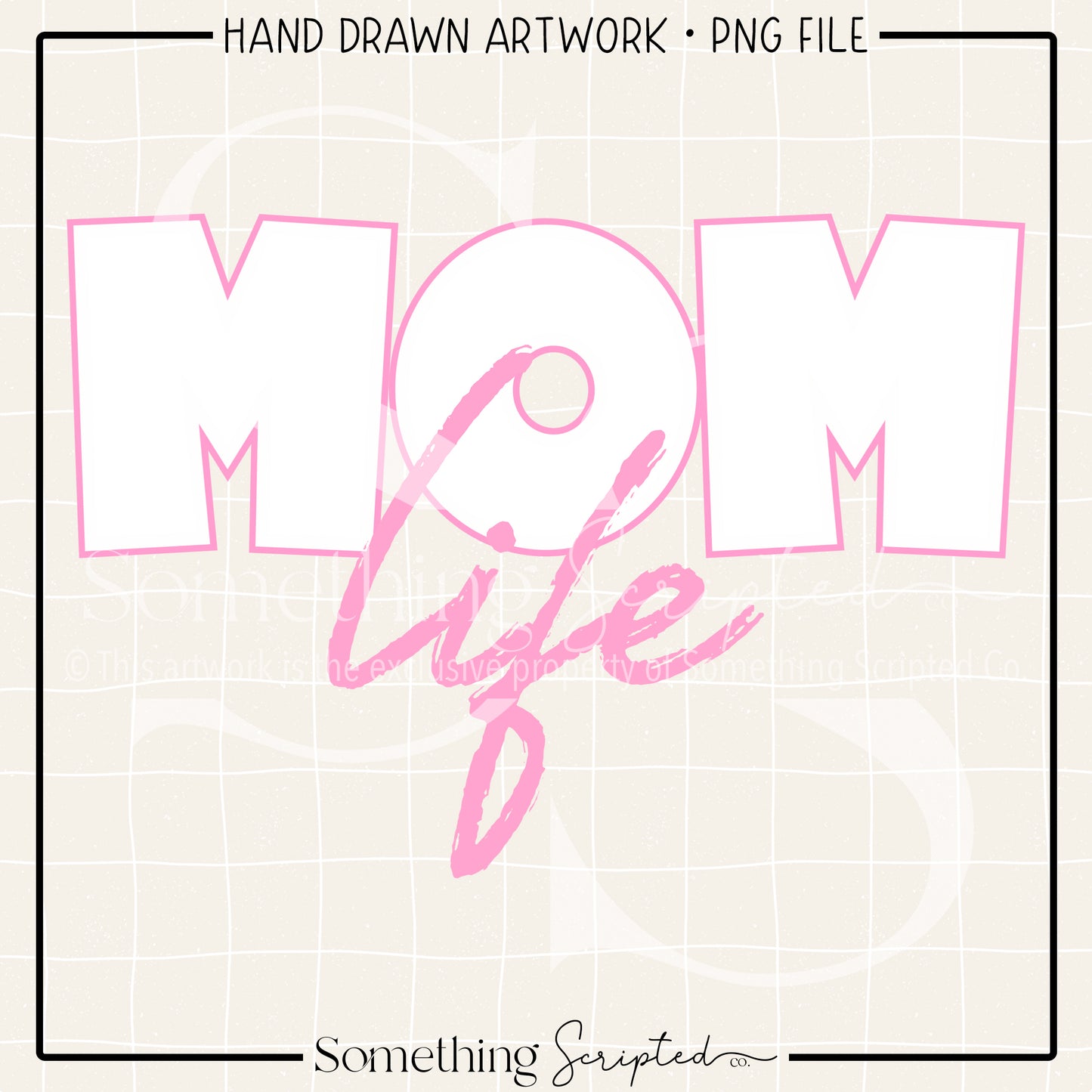 Mom Life Pink PNG