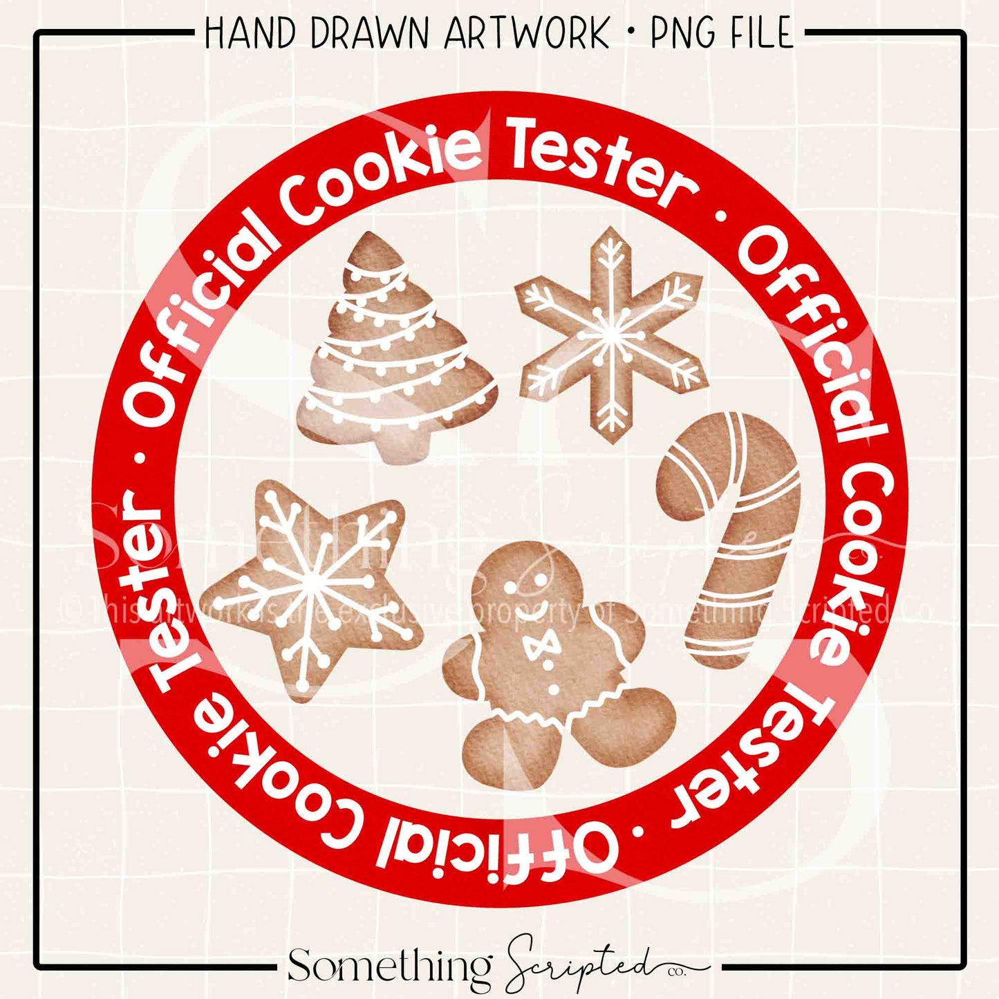 Official Cookie Tester Boy White PNG