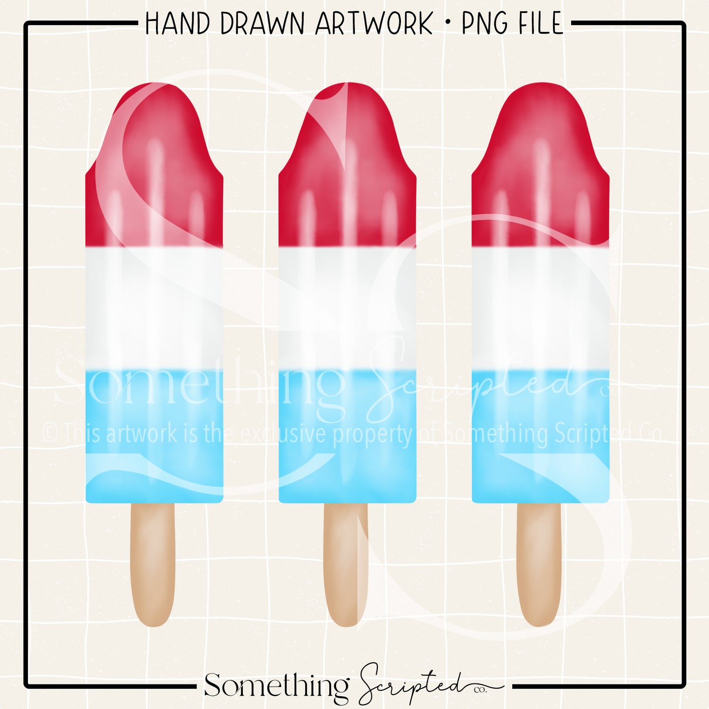 Patriotic Popsicles PNG