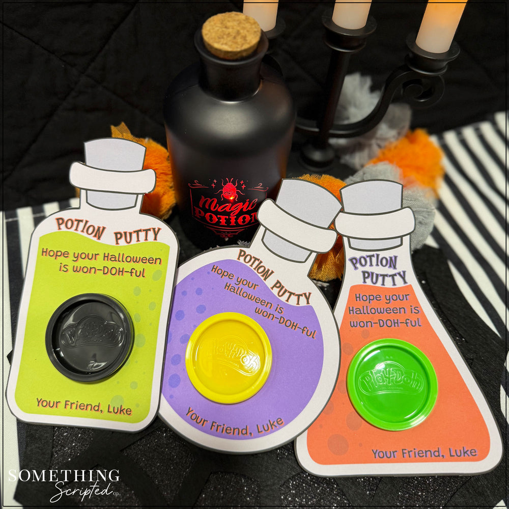 
                  
                    paper potion bottle play doh holder party favors
                  
                