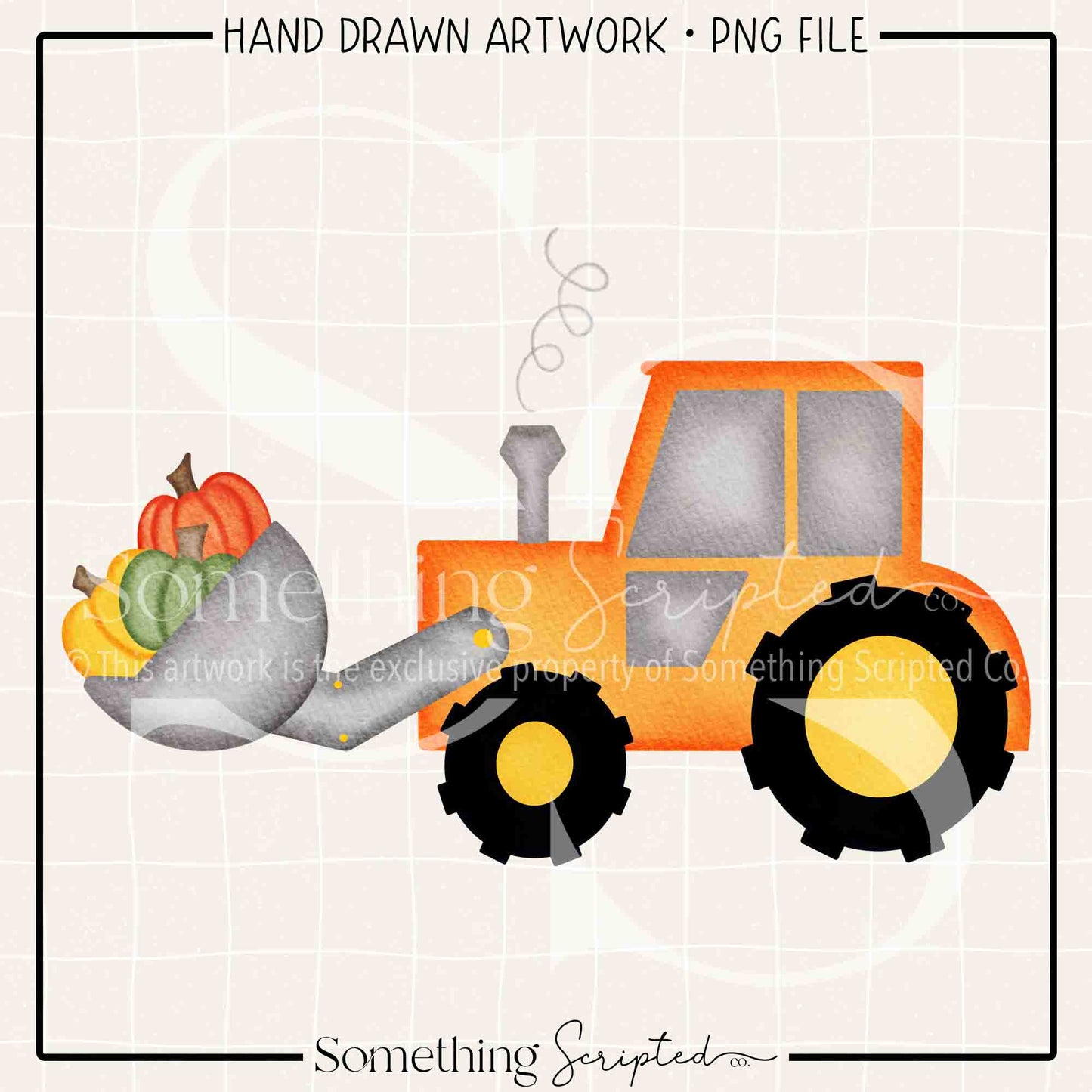 Pumpkin Front End Loader PNG