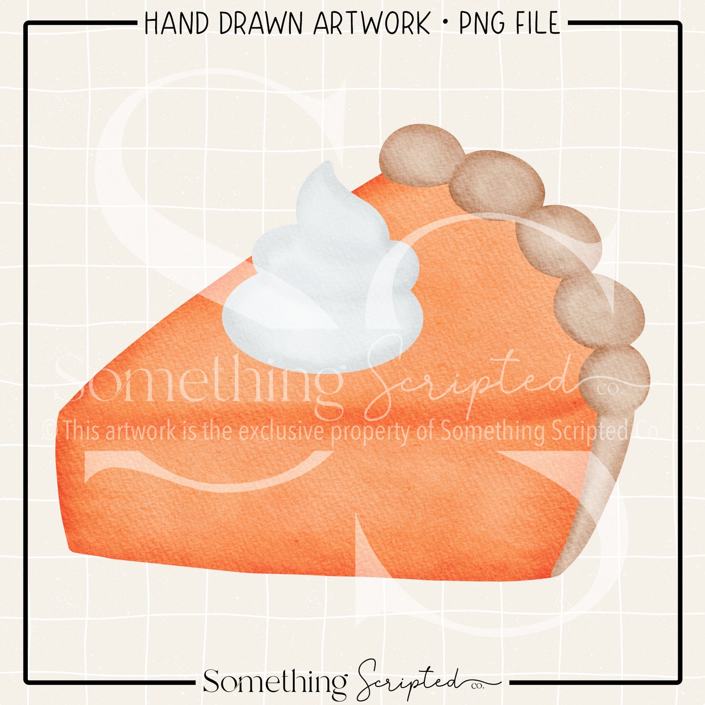 Pumpkin Pie Slice PNG