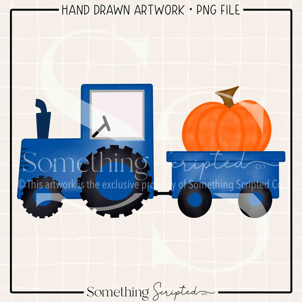 Pumpkin Tractor PNG