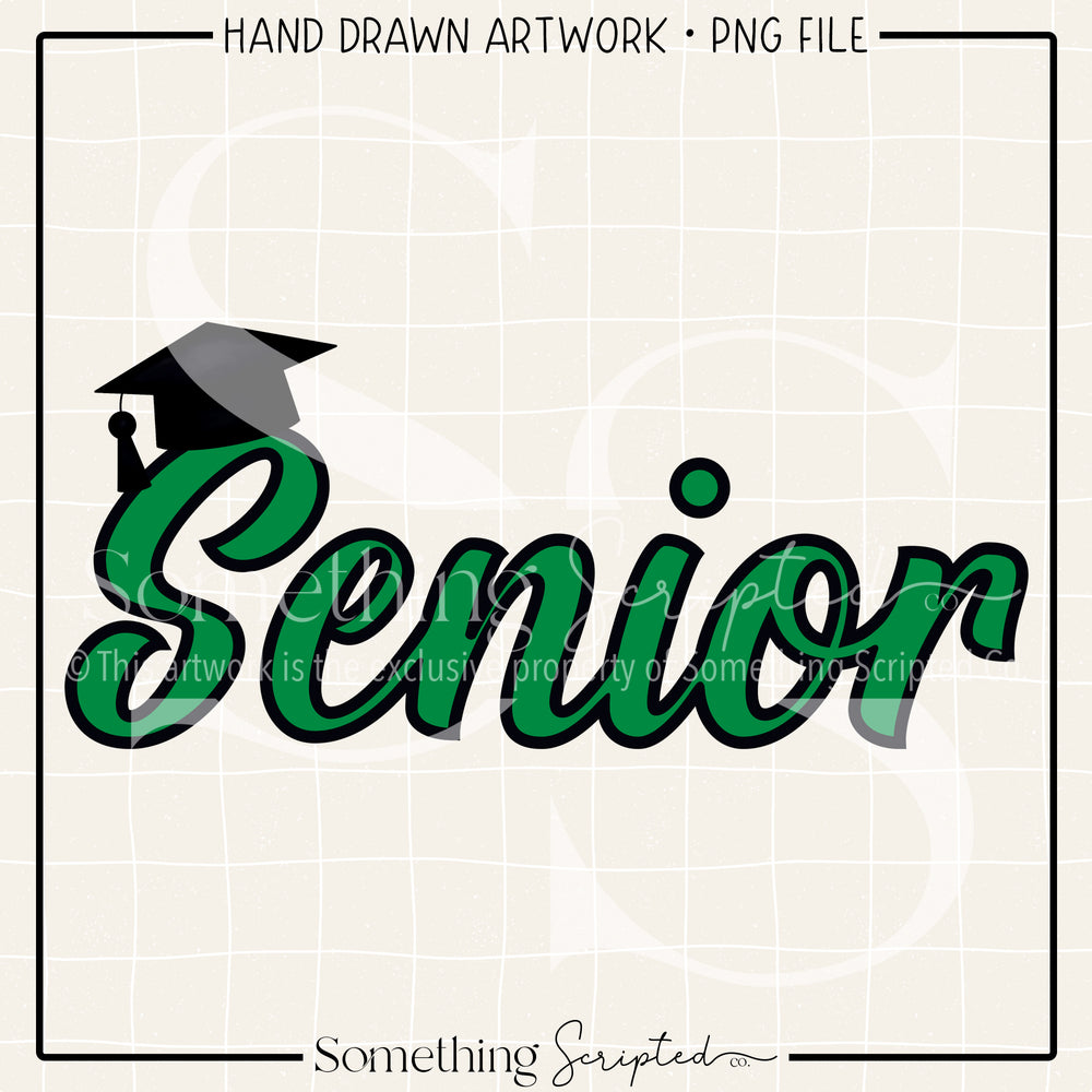 Senior Green PNG