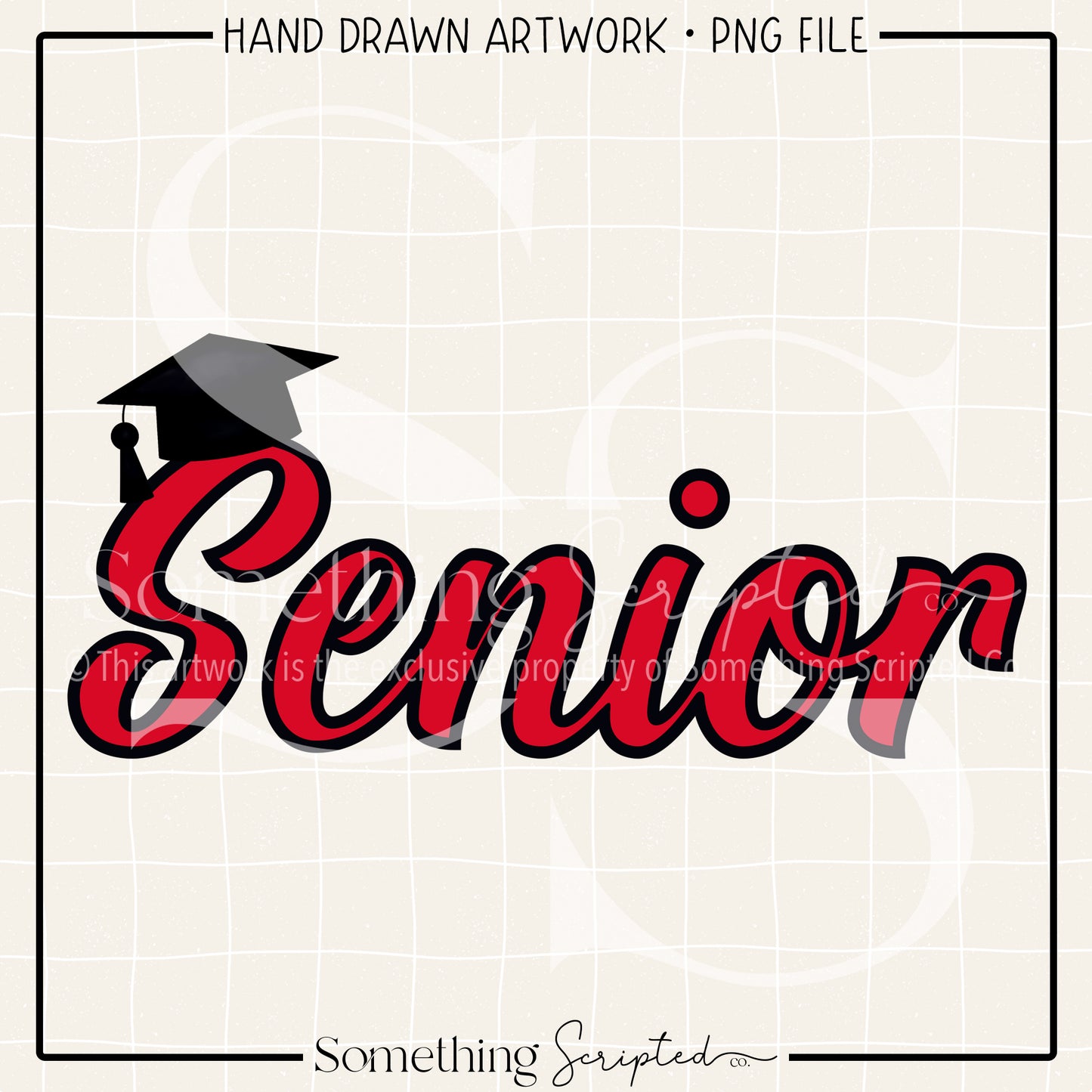 Senior Red PNG