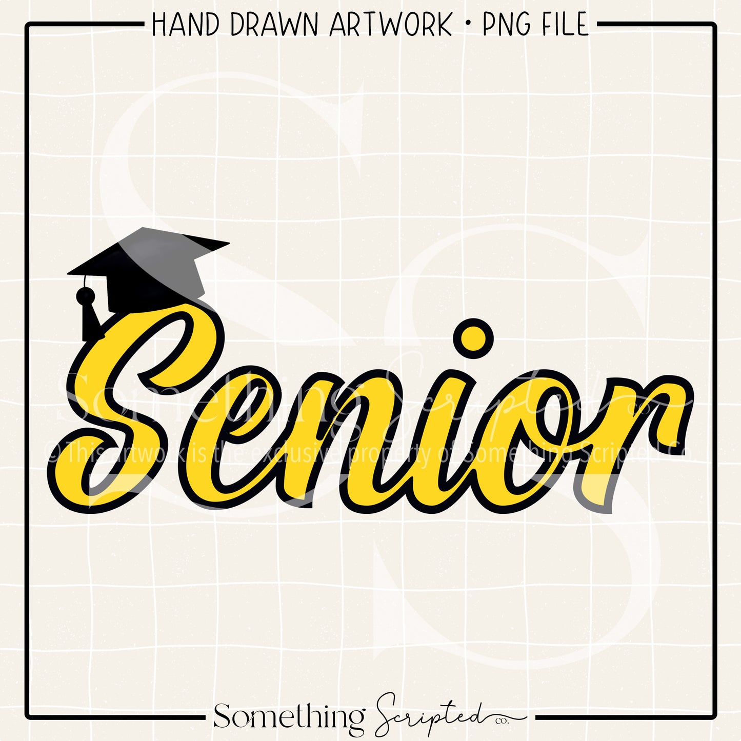 Senior Yellow PNG