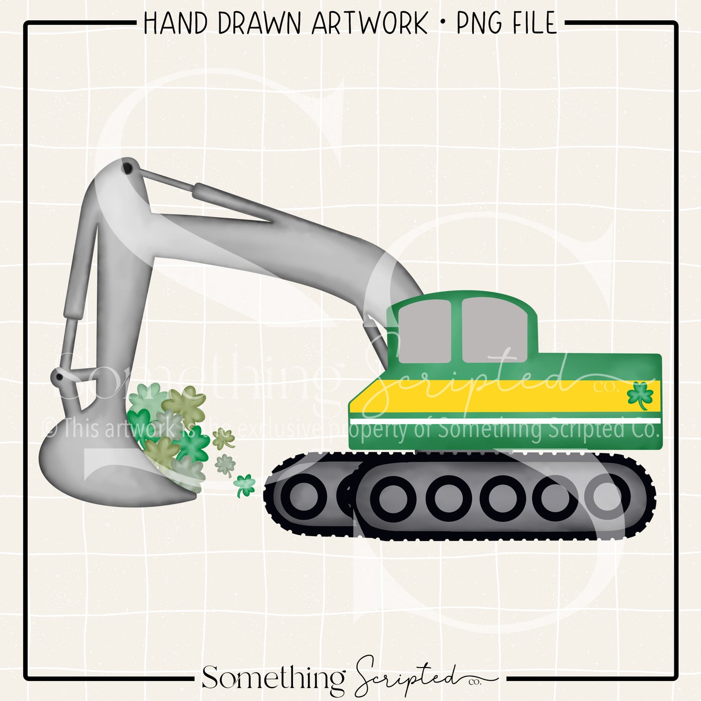 Shamrock Excavator PNG