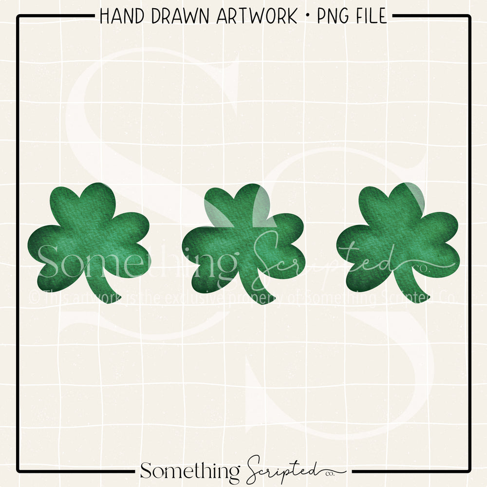 Shamrock Trio PNG