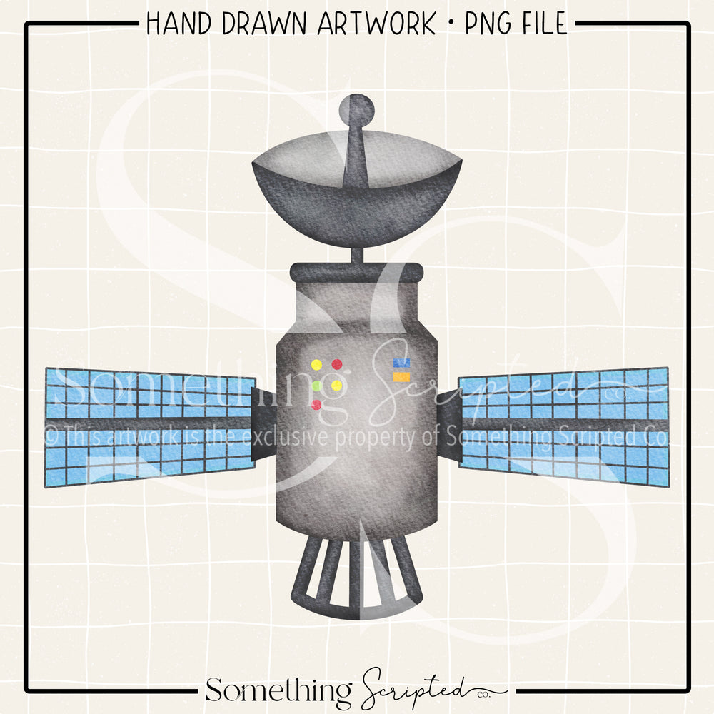 Space Satellite PNG