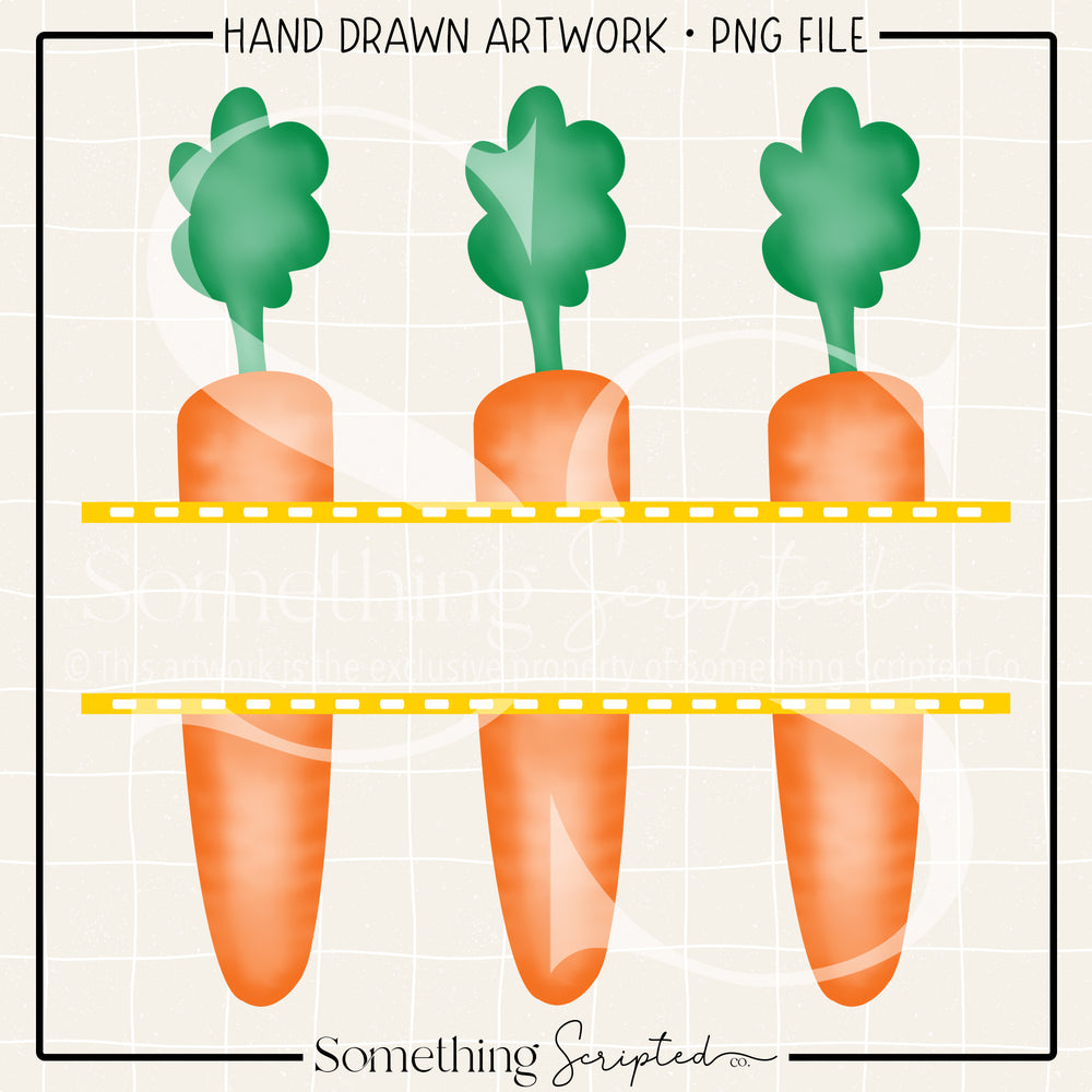 Split Carrots PNG