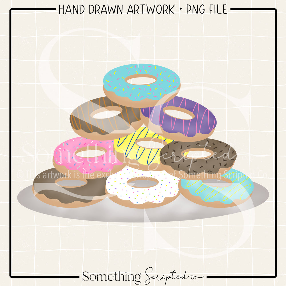 Sprinkle Donuts Pastel PNG