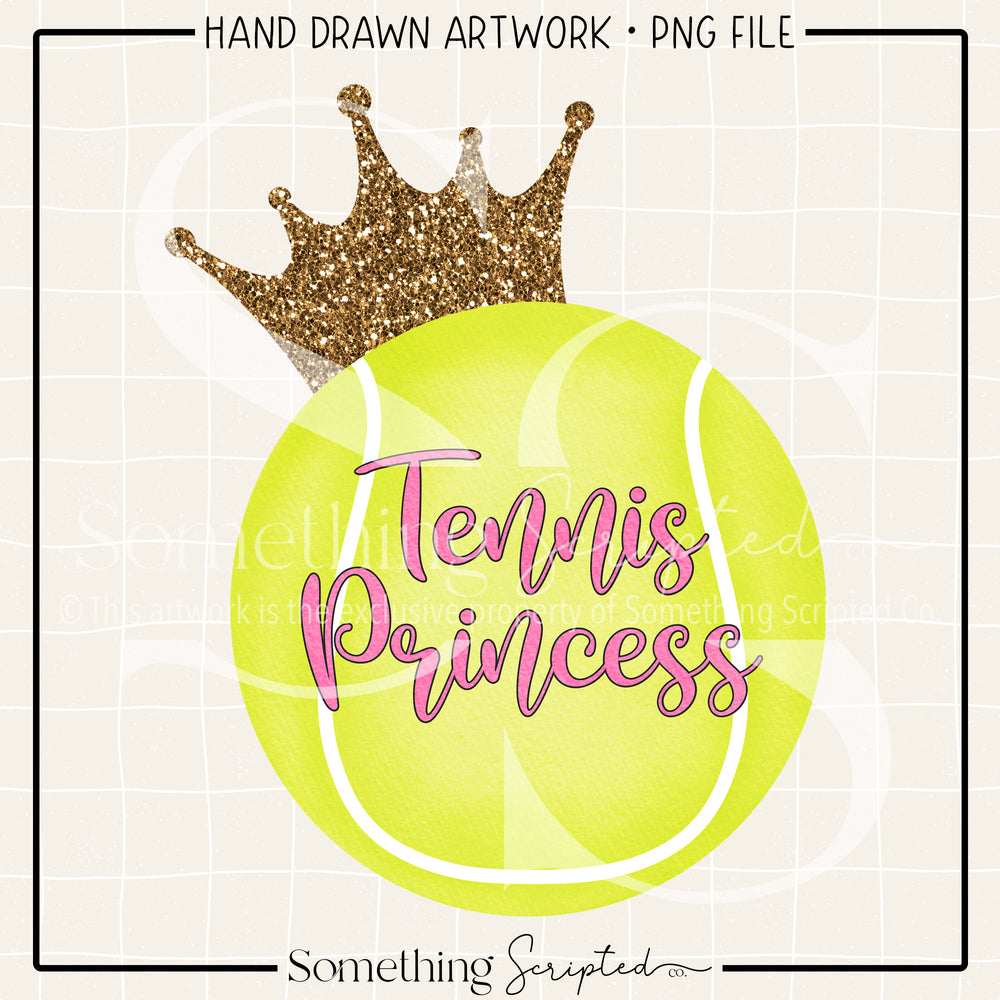 Tennis Princess PNG