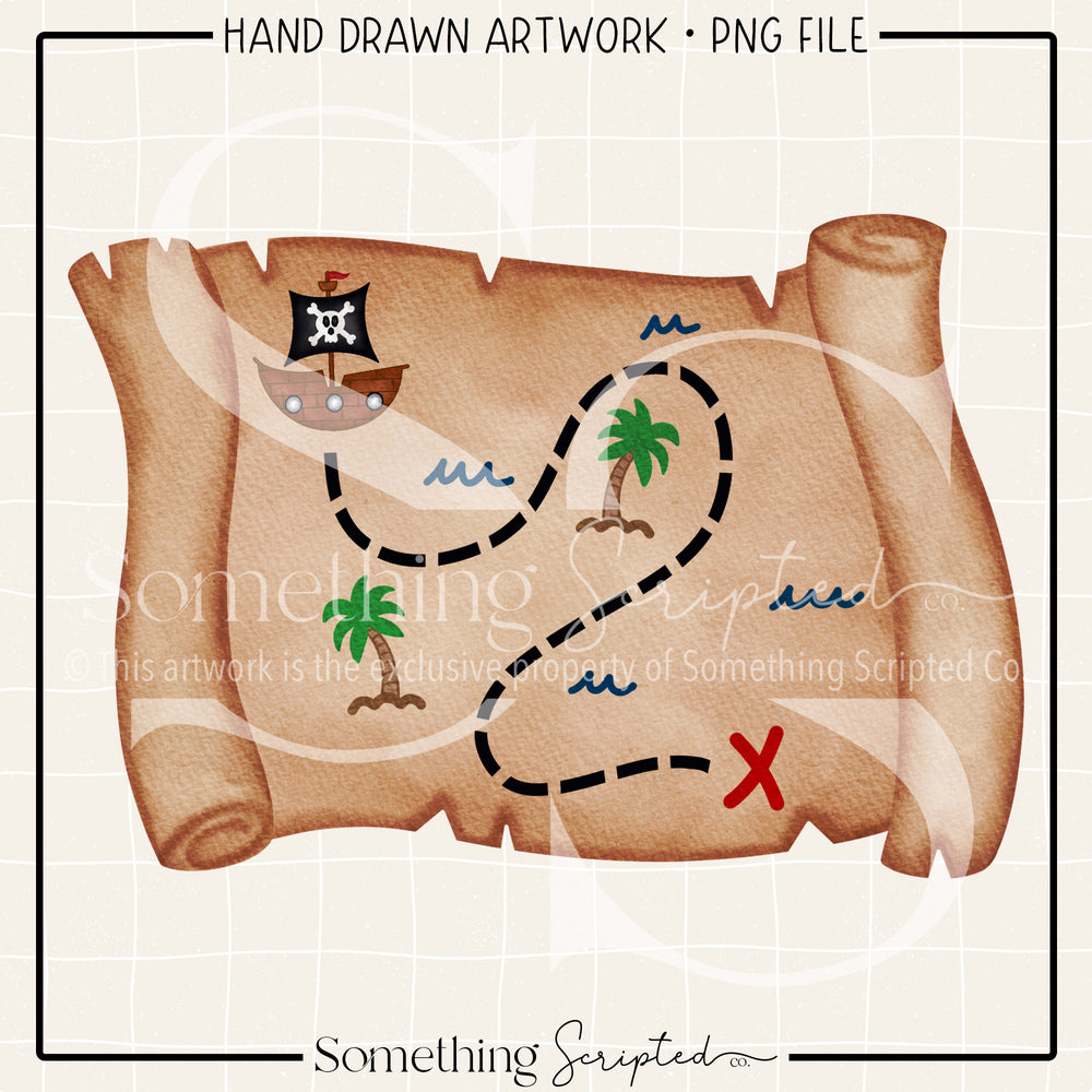 Treasure Map PNG