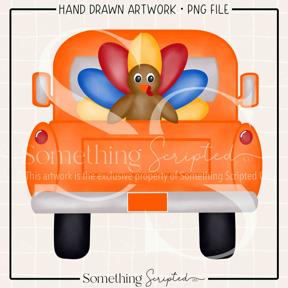 Turkey Pickup Truck PNG