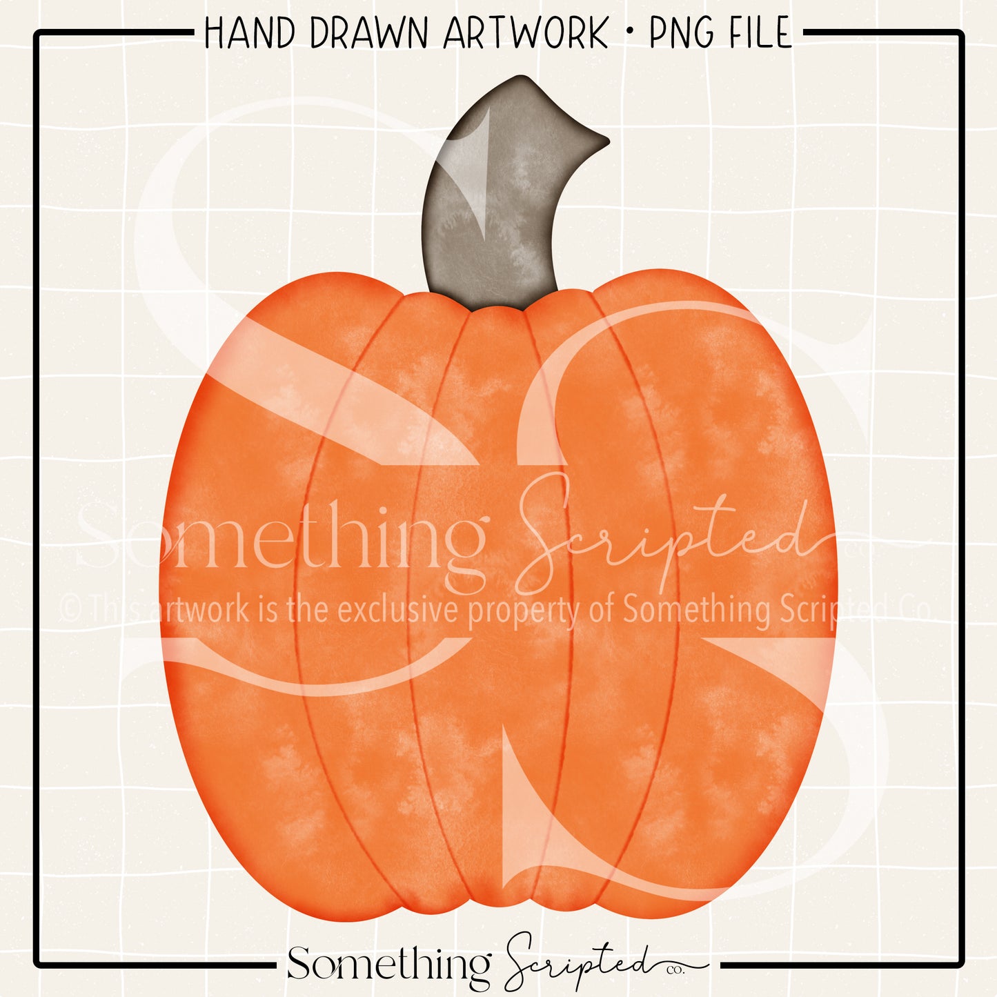 Watercolor Pumpkin PNG