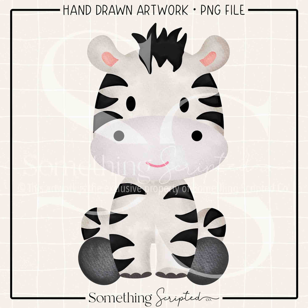 Cute Zebra PNG